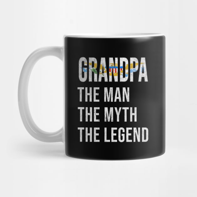 Grand Father Virgin Islander Grandpa The Man The Myth The Legend - Gift for Virgin Islander Dad With Roots From  Virgin Islands by Country Flags